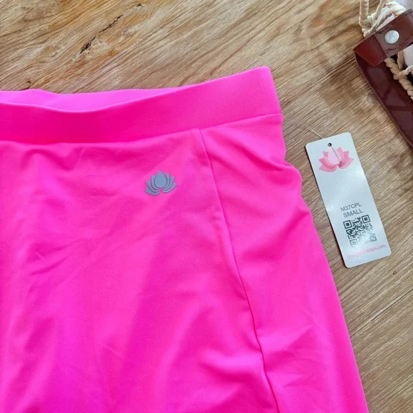 Snoga Skort Small Pink Ankle Fit 22” Sugar Plum New With Tags Pockets Modest - Picture 5 of 7